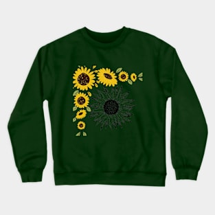 Spring Sunflower Crewneck Sweatshirt
